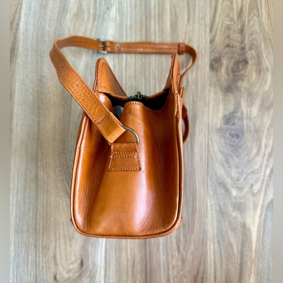 Tooled Leather Purse with Native American Chief Design - Picture 5 of 9